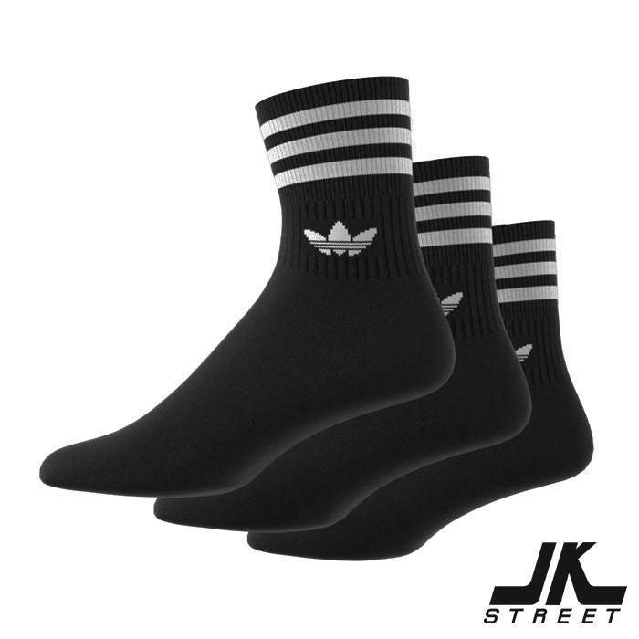 SOLD OUT adidas 3 adidas Mid Cut Crew Socks 3 Pairs DX9092 Shopee Thailand