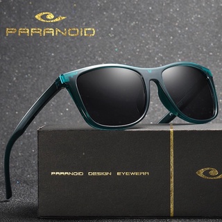 P8648🥰แถมกล่อง🥰แว่นตากันแดด เลนส์ HD Polarized PARANOID ตัดแสงสะท้อน แว่นกันแดดแฟชั่น ใส่ได้ทั้งผู้ชายและผู้หญิง