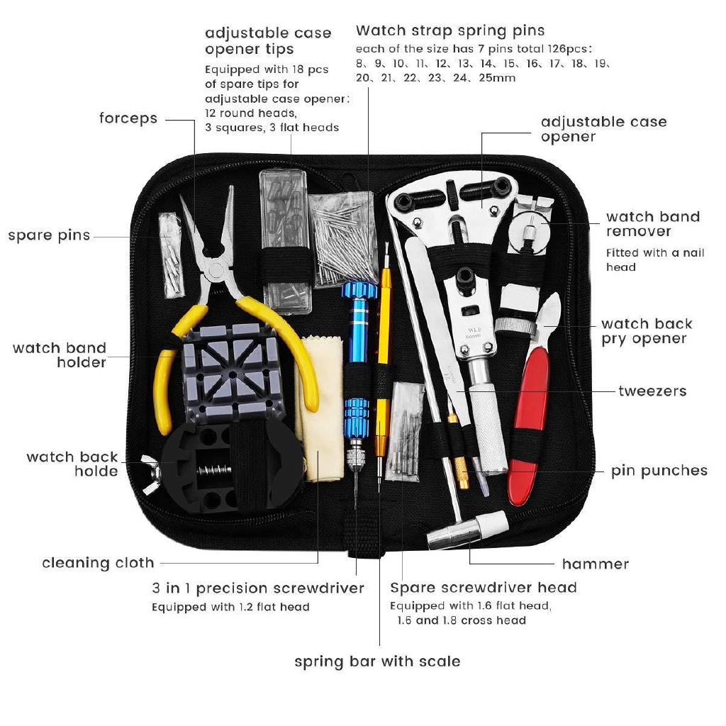 shi-chi-168-pcs-watch-repair-tools-remove-watch-chain-package-kit-repair-watch-repair-and-maintenance-remove