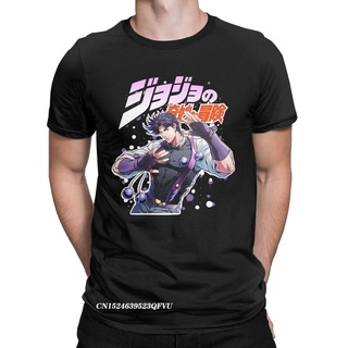 เสื้อคู่ โจโจ้แปลกประหลาดผจญภัยเสื้อยืด Mannen Japanse อะนิเมะมังงะ Nieuwigheid พรีเมี่ยม Katoen ทีเสื้อการ์ตูนท็อปส์ซูเ