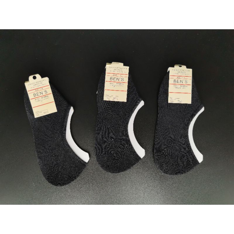 ภาพหน้าปกสินค้าถุงเท้า​คัชชู​ข้อ​เว้ามี​ยาง​ซิ​ร​ิ​โคน​กัน​หลุด​(โมจิ)​สีดำ จากร้าน sim0924580776 บน Shopee