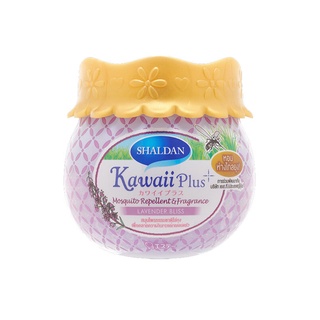 Shaldan Kawaii Plus M&amp;F Gel Air Freshener Lavender Bliss 180g. เจลปรับอากาศ สูตรไล่ยุง กลิ่นลาเวนเดอร์ บลิซ 180 กรัม