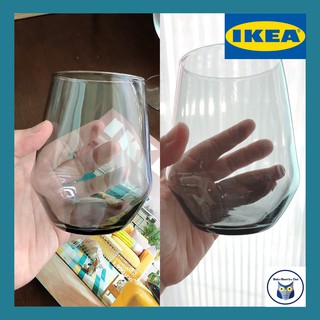 IKEA *พร้อมส่ง* แก้วน้ำ แก้วทรงกลมใหญ่