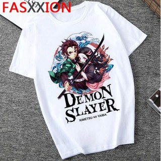 เสื้อยืดลายกราฟฟิก demon slayer 2020