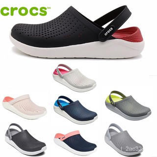 "In Stock" Crocs LiteRide™ Unisex Sandals Genuine Beach Shoes Outdoor Sandals