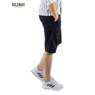 ภาพขนาดย่อของภาพหน้าปกสินค้าRazway กางเกงขาสั้น ผ้ายืด นุ่มสบาย กางเกงขาสั้นผู้ชาย รุ่น RZ194 จากร้าน razway_station_official บน Shopee