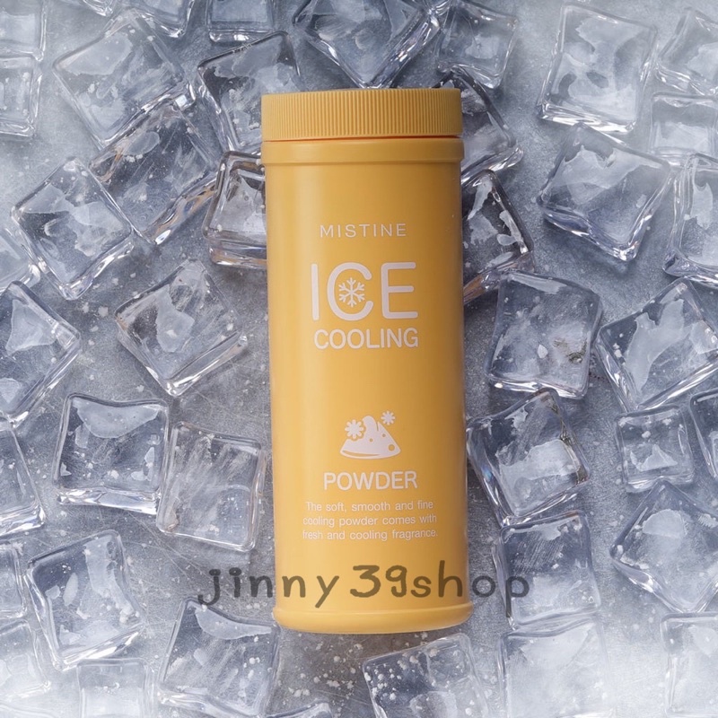 ภาพหน้าปกสินค้ามิสทิน ไอซ์ คูลลิ่ง เพาเดอร์ 100 ก. MISTINE ICE COOLING POWDER 100 G. (แป้งฝุ่น,แป้งทาตัว,แป้งเย็น)
