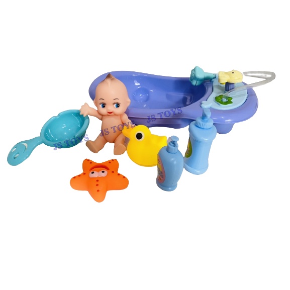 ของเล่น-เด็กอาบน้ำ-อ่างอาบน้ำเด็ก-ปั้มน้ำได้จริง-อ่างพร้อมอุปกรณ์-bls64-9