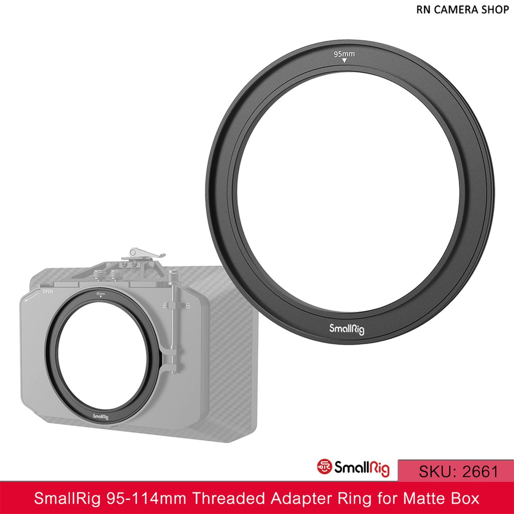 SmallRig 95-114mm Threaded Adapter Ring for Matte Box | 2661 | Shopee ...