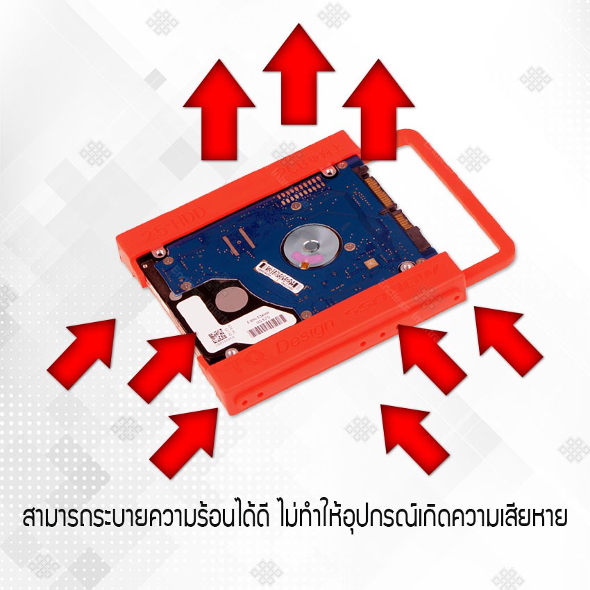 elit-ถาดแปลงฮาร์ดดิสก์-ถาดแปลงสำหรับ-hdd-ssd-ขนาด-2-5-เป็น-3-5-plastic-แข็งแรง-กระจายความร้อนได้ดี-2-5-to-3-5-plastic