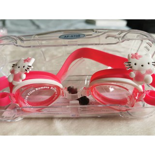 แว่นตาว่ายน้ำ สำหรับเด็กผู้หญิง วัย 3-7 ขวบ ค่ะ ลายkitty