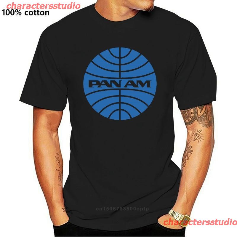 charactersstudio-new-เสื้อยืดพิมพ์ลาย-pan-am-airlines-inspired-by-catch-me-if-you-can-สําหรับผู้ชาย-sale