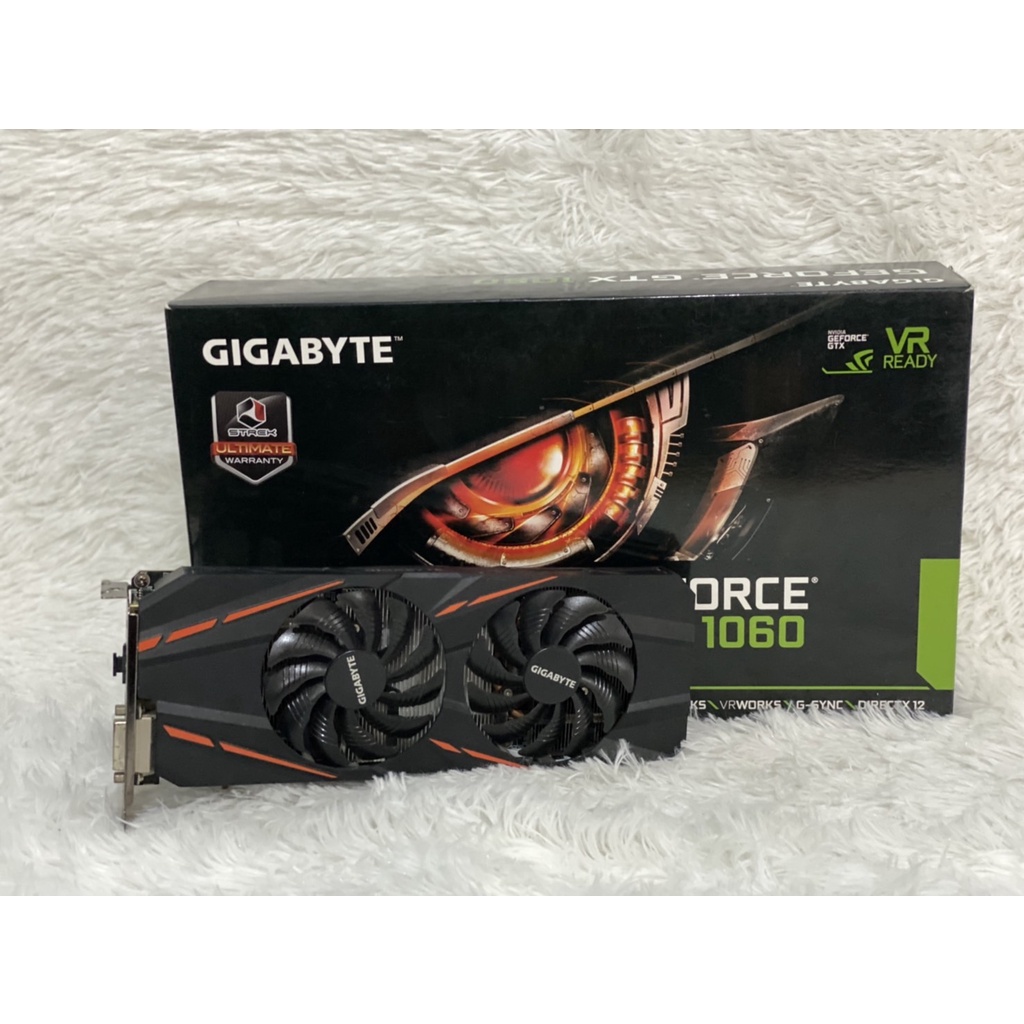 VGA GIGABYTE GeForce GTX 1060 G1 Gaming 6G | Shopee Thailand