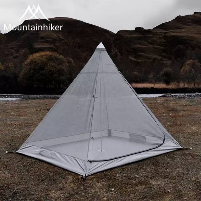 เต๊นกระโจม: Mountainhikerรุ่น.Dark tower sky tarpขนาด 3-4 คน