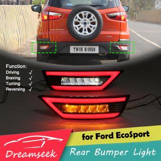 ไฟท้าย ไฟเบรก LED สีแดง สําหรับ Ford EcoSport 2013 2014 2015 2016 2017 2018 2019 2020 2021 2022