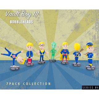 Fallout 4 Vault Boy 111 Series 4 Bobblehead ชุดของเล่นฟิกเกอร์