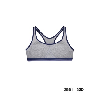 Sabina เสื้อชั้นใน รหัส SBB1113 บราสปอร์ตออกกำลังกาย รุ่น SBN SPORT สีเทาเข้ม