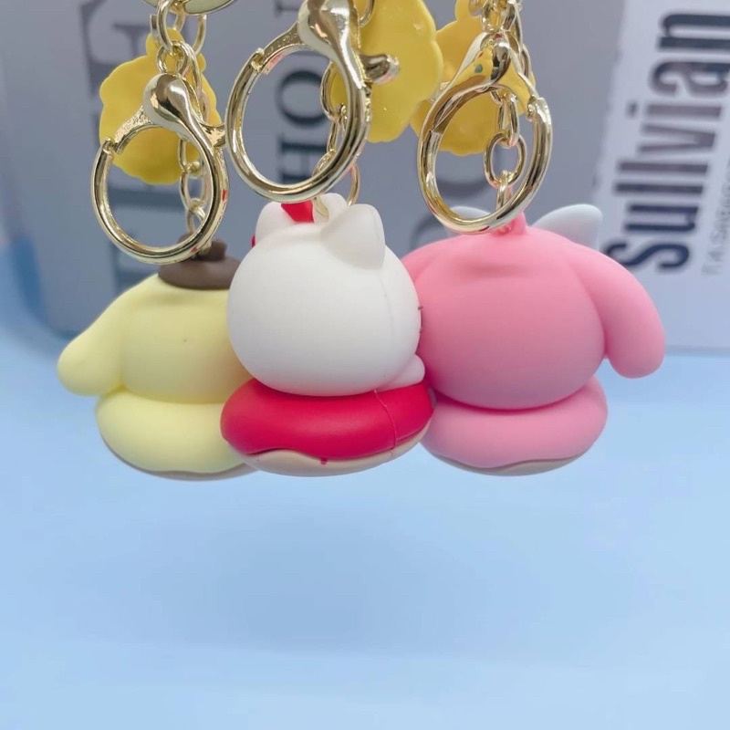 พวงกุญแจ-ซิลิโคน-sanrio-พร้อมสายห้อย