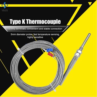 ภาพขนาดย่อของภาพหน้าปกสินค้าM8 Thread Type K Thermocouple 30มม.Probe สายไฟเซ็นเซอร์อุณหภูมิ 0-400 C จากร้าน kuike048.th บน Shopee