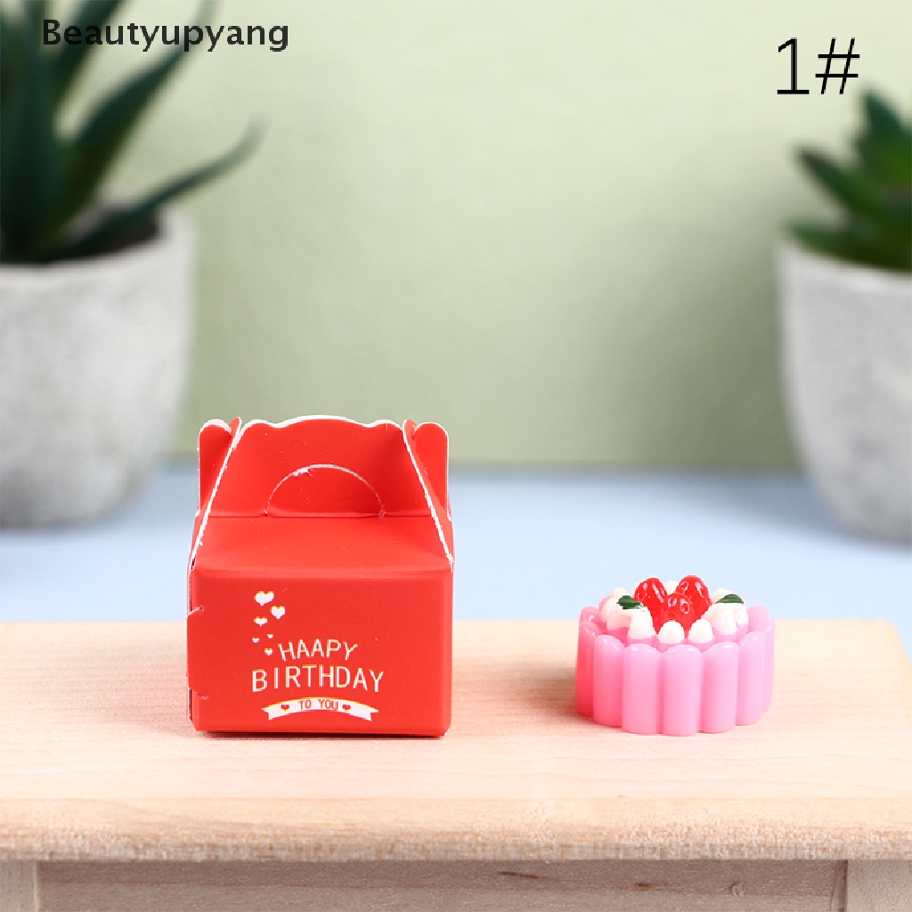 beautyupyang-เค้กผลไม้จิ๋ว-พร้อมกล่อง-สําหรับตกแต่งบ้านตุ๊กตา-1-12-1-ชุด