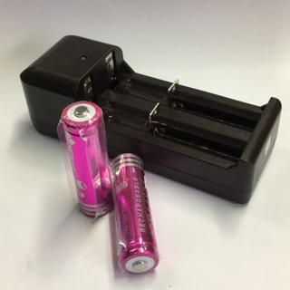 ชุดชาร์จถ่าน3.7Vพร้อมถ่านชาร์จAA 2ก้อน 3.7V1200mAh