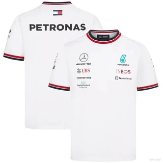 สินค้า Yyds เสื้อยืดแขนสั้น พิมพ์ลายทีม Mercedes AMG Petronas F1 2022 พลัสไซซ์ สําหรับผู้ชาย และผู้หญิง