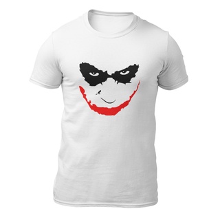 เสื้อยืดผ้าฝ้ายพิมพ์ลายคลาสสิก เสื้อยืด พิมพ์ลาย JOKER CARA BATMAN