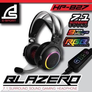 ภาพหน้าปกสินค้าSigno E-Sport HP-827 BLAZERO 7.1 Surround Sound Gaming Headphone ที่เกี่ยวข้อง