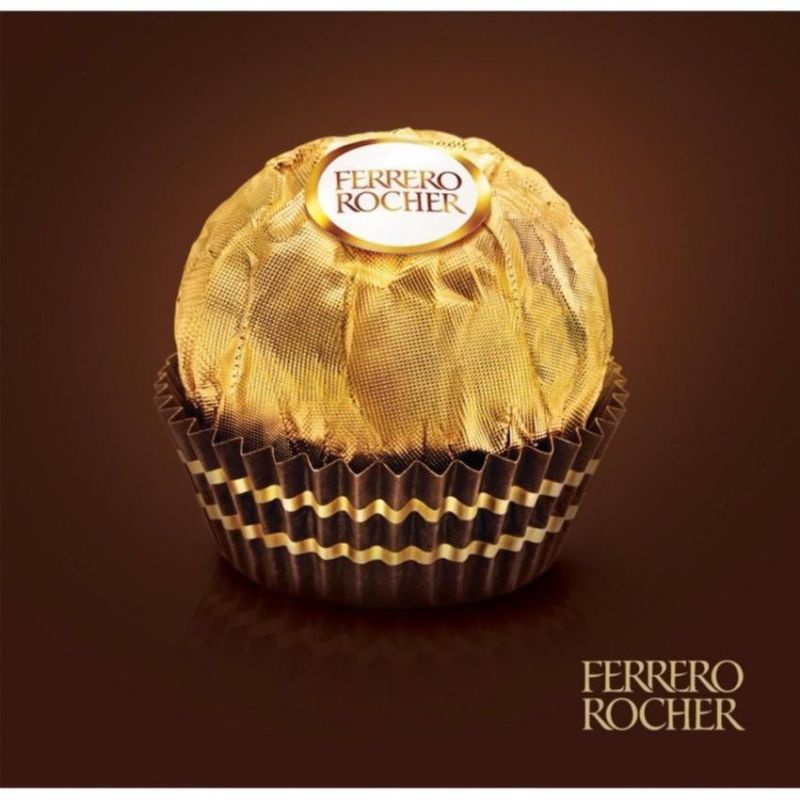 ferrero-rocher-เฟอเรโร-รอชเชอร์-ช็อคโกแลตนมผสมเกล็ดเฮเซลนัทสอดไส้ครีม-24ลูก-300-กรัม