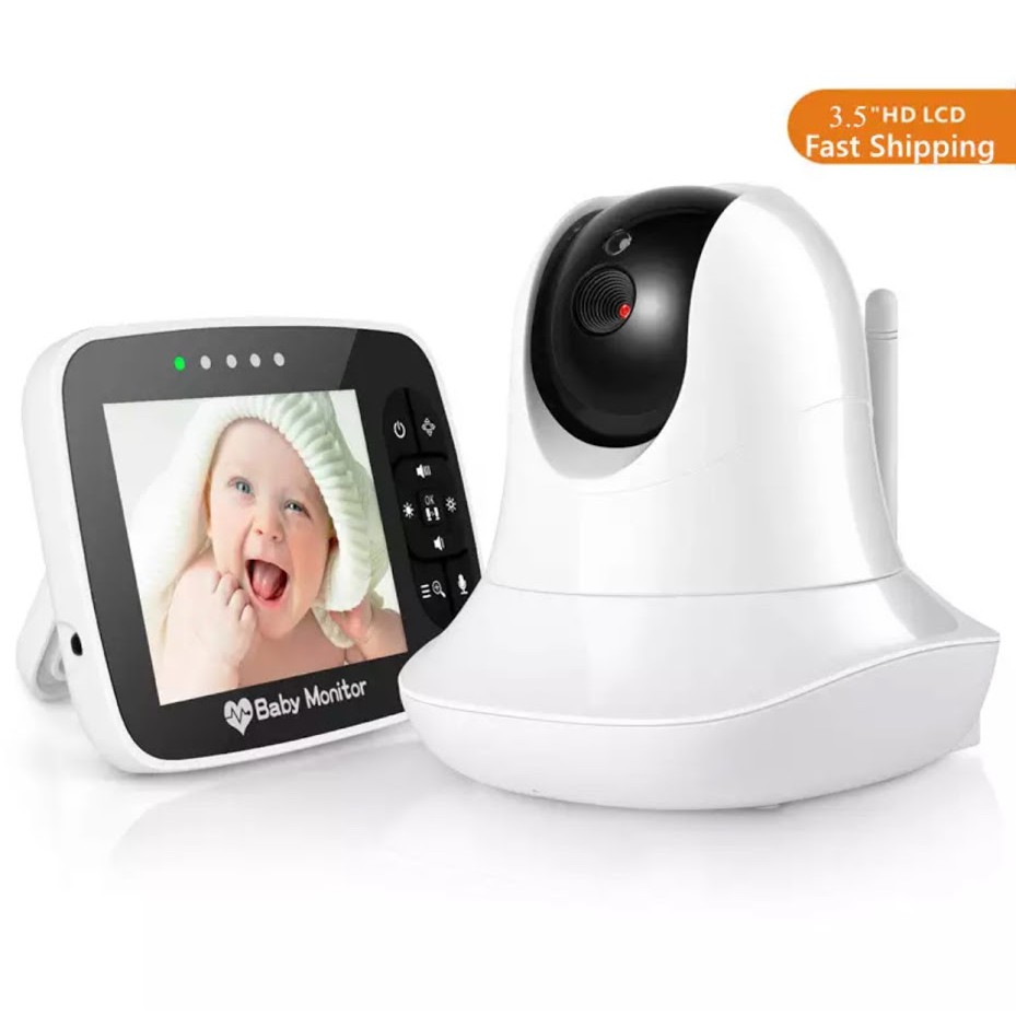 ภาพหน้าปกสินค้าพร้อมส่ง SM935 355 องศาหมุน REMOTE 3.5" Digital LCD กล้อง HD Night Vision Baby Monitor กล้อง Video Baby Monitor จากร้าน smartit2020 บน Shopee