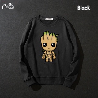 เสื้อ cotton แขนยาว ลาย groot marvel