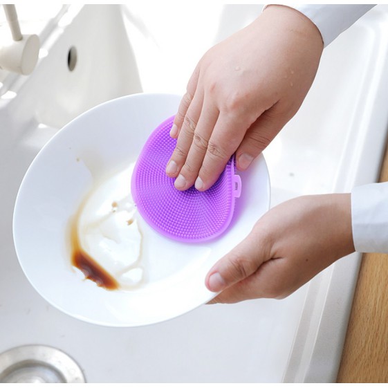 ขายดี-ถูกที่สุด-ซิลิโคนล้างจาน-sponge-scrubber-ฟองน้ำล้างจาน-ฟองน้ำซิลิโคน-ทำความสะอาดอเนกประสงค์ประสงค์