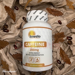 สินค้า ของแท้ โปรแลนด์ >> caffeine คาฟเฟอีน 200 มก. 200 เม็ด ดูแลเพิ่มพลังงานให้ร่างกาย ผลิตในโปรแลนด์ มาตรฐานยุโรป