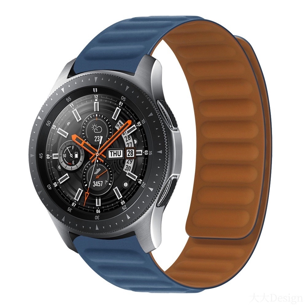 ภาพหน้าปกสินค้าสายนาฬิกาข้อมือซิลิโคนแม่เหล็ก 20 มม. 22 มม. สําหรับ Samsung Galaxy Strap 42 มม. 46 มม. Galaxy Watch 3 4 45 มม. 41 มม. Amazfit Bip GTR Huawei Watch จากร้าน apband.th บน Shopee