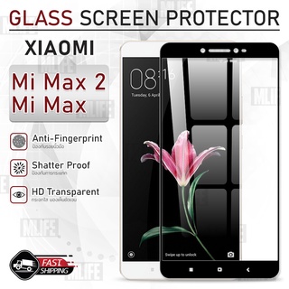 MLIFE - กระจก 9D เต็มจอ Xiaomi Mi Max / Mi Max 2 ฟิล์มกระจก ฟิล์มกันรอย กระจก เคส ฟิล์มหลัง ฟิล์มหลังเครื่อง Glass