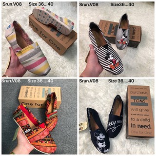 สินค้า 【SALE50%】✨รองเท้าแฟชั่นTome มี 55 สี 55 แบบ รองเท้าผู้หญิง รองเท้าลำลอง รองเท้าSlip On สินค้าพร้อมส่ง