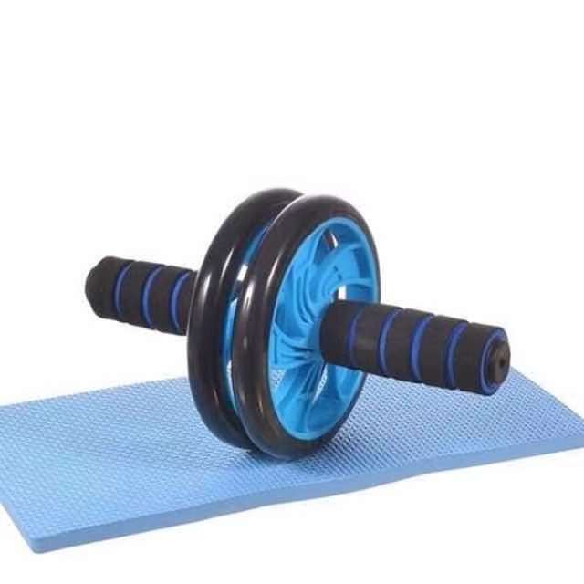 pro-workout-pro-workout-ลูกกลิ้ง-บริหารหน้าท้อง-16-cm-ลูกกลิ้งฟิตเนส-ab-wheel-ล้อออกกำลังกาย-แบบล้อคู่-ฟรีแผ่นรองเข่า-st