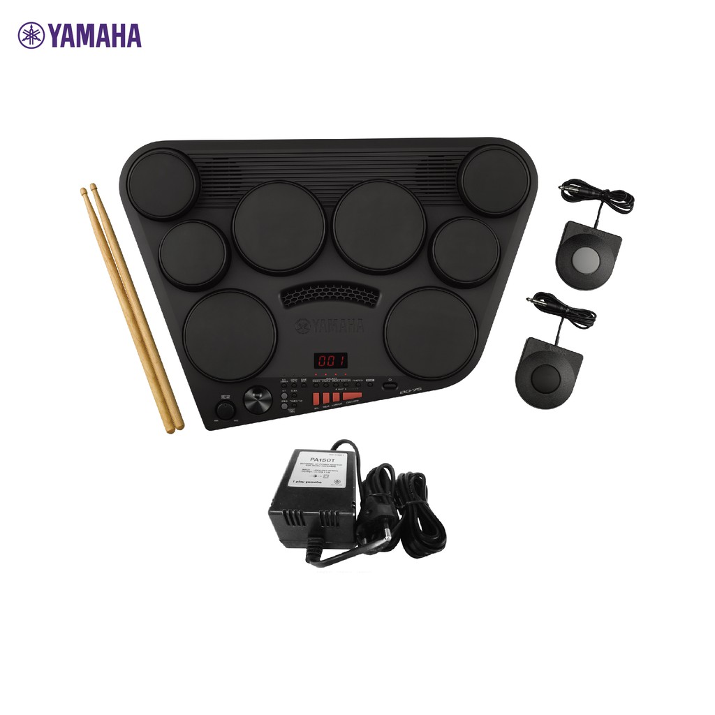 yamaha-portable-digital-drum-compact-dd-75-electronic-drum-kit-with-adaptor