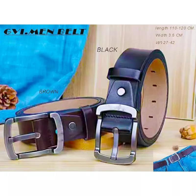 เข็มขัด-เข็มขัดหนังผู้ชาย-gvi-belt-for-men-หัวเหล็กอัลลอยด์-ไม่เป็นสนิม-มีของพร้อมส่ง