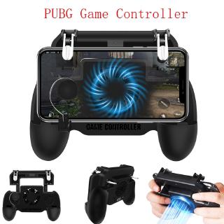 SP+ PUBG Mobile Controller Cooling Fan 3 in 1 Gamepad L1R1 Mobile Gaming Trigger Joystick for 4.7-6.5" Phone