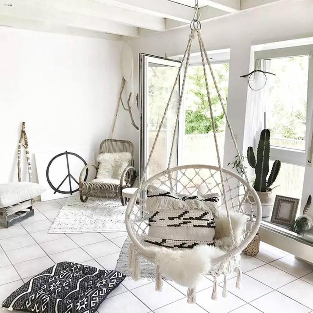 uni-safe-beige-hanging-hammock-chair-swing-rope-outdoor-indoor-bar-garden-seat