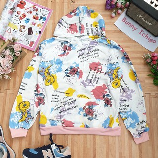 พร้อมส่ง เสื้อฮูด อก 46 นิ้ว เสื้อกันหนาว มือ 1 น่ารัก กันหนาว แจ๊กเก็ต