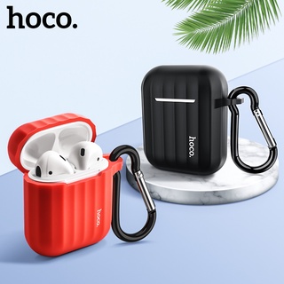 Hoco เคสหูฟังซิลิโคนแบบบางพิเศษสําหรับ  Airpods + เชือกคล้อง