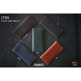 Slim Long Wallet “บางเฉียบ เรียบง่าย”