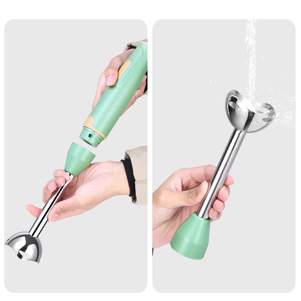 เครื่องปั่นอาหารมือถือสแตนเลส-300w-เครื่องปั่นมือเอนกประสงค์-hand-blender-stick-สามารถทำมิลค์เชคน้ำซุปข้นน้ำซุปข้นเนื้อ