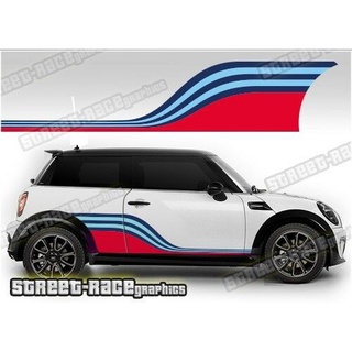 X2 Mini Martini 007 สติกเกอร์ไวนิล ลายกราฟิก Cooper Countryman สําหรับติดตกแต่งด้านข้างรถยนต์