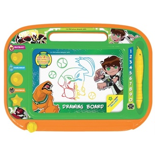 BenTen ลิขสิทธิ์แท้ กระดานวาดเขียน 4 สี  เบ็นเท็น ขนาดใหญ่ drawing board กระดานแม่เหล็ก กระดานลบได้ ของเด็กเล่น