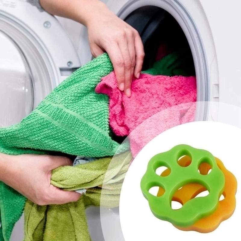 ภาพสินค้าเครื่องซักผ้าสติกเกอร์ซิลิโคน สําหรับสัตว์เลี้ยง ใช้ซ้ําได้ / เครื่องมือซักผ้า ดูดซับขน จากร้าน jylove.th บน Shopee ภาพที่ 3