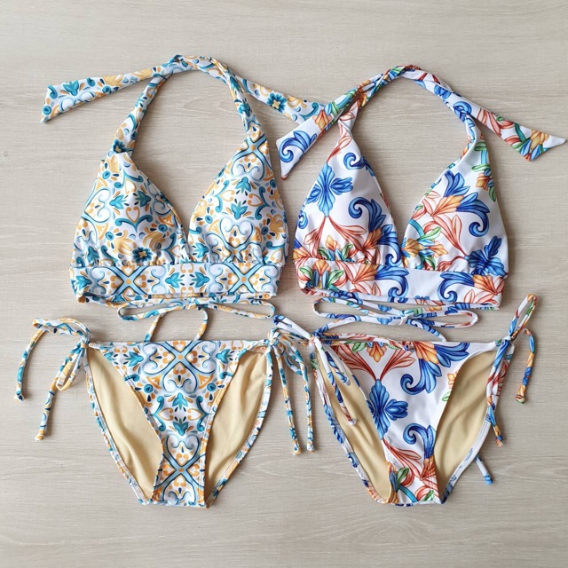 bikini-swimsuit-ชุดว่ายน้ำบิกินี่-ชุดว่ายน้ำผู้หญิง-vintage