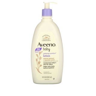 Aveeno, Baby, Calming Comfort Lotion, Lavender &amp; Vanilla, 18 fl oz (532 ml)